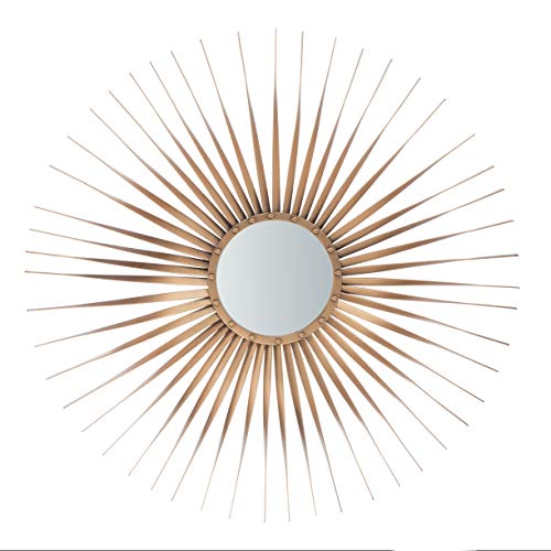 Safavieh Home Collection Lachlyn 34-inch Gold Sunburst Round Mirror