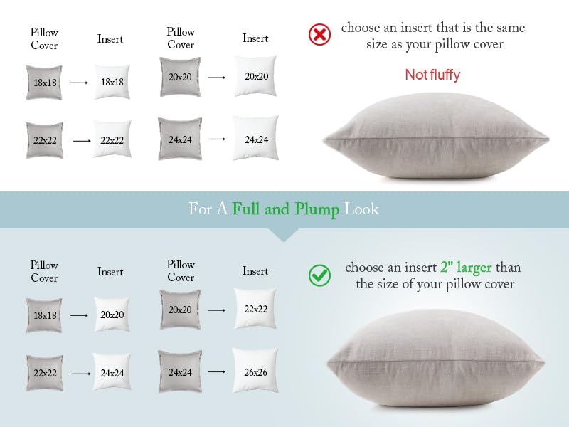 puredown® Feather Down Filled 14x22 Pillow Inserts, Lumbar Pillow Inserts for Decorative Throw Pillow, Bed, Couch and Home Decor - size: 14x22 Inch