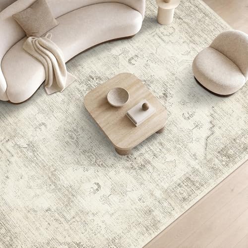 Garvee Beige Boho Washable 2x6 Runner Rug for Kitchen Hallways Entryway - color: Beige, size: 2' x 6' (Rectangular)