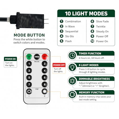 Vigdur Star String Lights, 12 Stars 138 LEDs Star Curtain Light with Remote - color: Star Lights