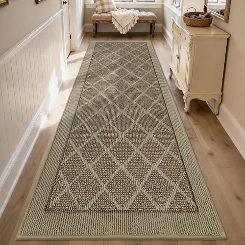 COSY HOMEER Hallway Runner Rugs Door Mat 2.8x8 Ft Dirt Trapper,Beige - color: Beige, size: 2'8" x 8' (Rectangular)