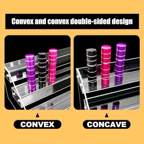 12in 4 Tier Acrylic Riser, Clear Display Organizer, Cupcake Stand & Shelves