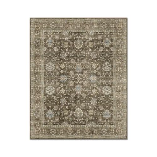 Washable 2x3 Entryway Rug, Non-Slip Door Mat, Mocha/Taupe - color: Mocha/Taupe, size: 2' x 3' (Rectangular)