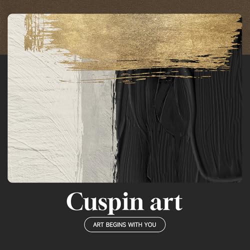 Framed Black and White Abstract Wall Art Set, 3 Piece Modern Canvas Prints - color: Block, size: 16" W x 24" H x 3Pcs