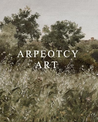 ARPEOTCY Extra Large Framed Wall Art, Retro Meadow Landscape Print,36x54In - color: Tall Grass