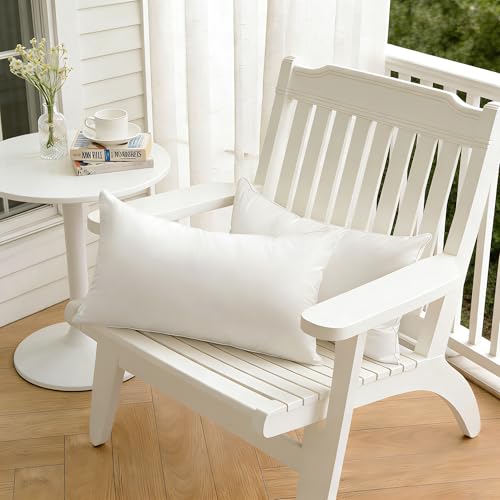 Oubonun Waterproof Outdoor Pillow Inserts 18 x 18 Set of 4, Square Pillows - size: 18 × 18(Pack of 4)
