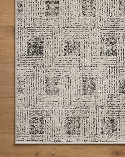 Loloi Kamala Grey/Graphite 5'-3" x 7'-9" Area Rug - color: Grey / Graphite, size: 5'3" x 7'9" (Rectangular)