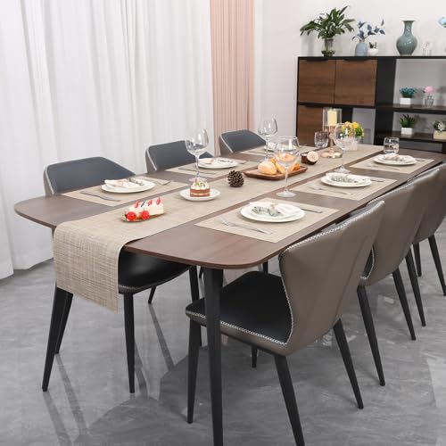 Myir JUN Placemats Set of 10 Kitchen and Dining Table Placemats - color: Beige, size: Set of 10