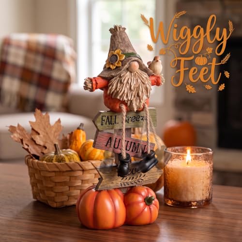 Fall Gnome Decorations for Home Thanksgiving Table Decor for Autumn Harvest