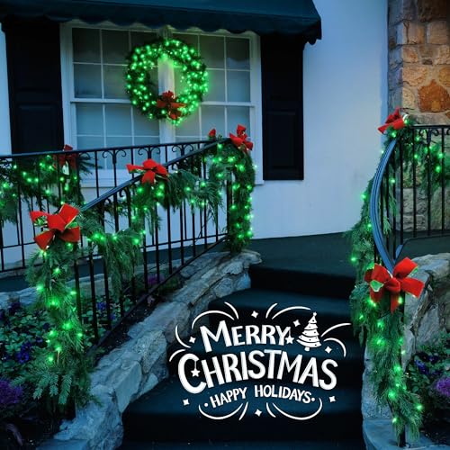 Green St.Patrick's Day Mini String Lights,13FT 50 Count Green Wire - color: Green (Green Wire), size: 50 count