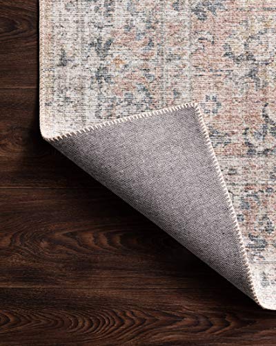 Loloi Skye Blush/Grey 2'-0" x 5'-0" Accent Rug - color: Blush / Grey, size: 2' x 5' (Rectangular)