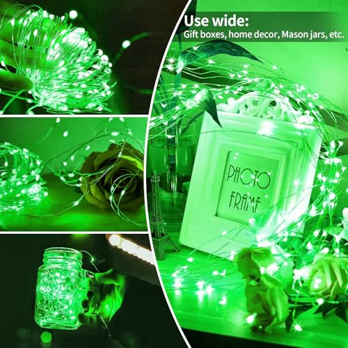 ZGWJ 12 Pack Green Fairy Lights, Mini String Lights - color: Green, size: 12P
