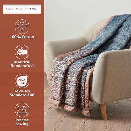 Maison d' Hermine Throw Blanket for Couch Lightweight Soft (60''X80'') - color: 012 - Imperfection, size: 60"x80"