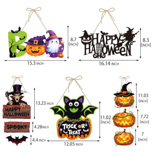 Halloween Indoor-Office Wall-Door Decor Signs-Hangers - Lasting Surprise - color: Halloween Front-Porch Door