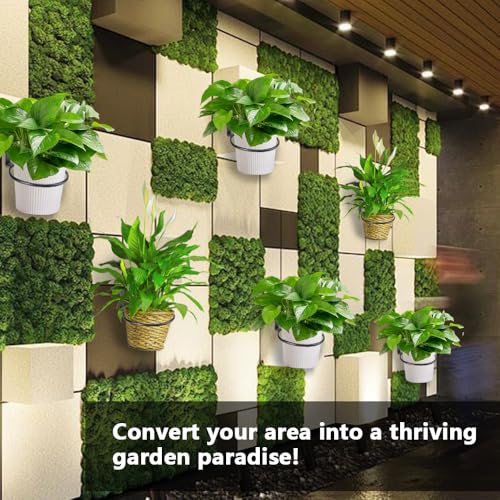 8 Pack 6 Inch Wall Mounted Plant Holder, Flower Pot Holder Ring - size: 6inch