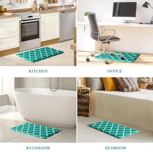 WISELIFE Kitchen Mats and Rugs Cushioned Anti-Fatigue, 17.3"x 28", Green - color: Stylish Green, size: 28"L x 17.3"W x 0.5"Th
