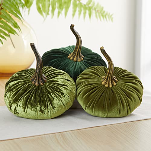 Your Heart's Content Luxe Clover 6.25 inch Velvet Pumpkin (Luxe Clover) - color: Luxe Clover