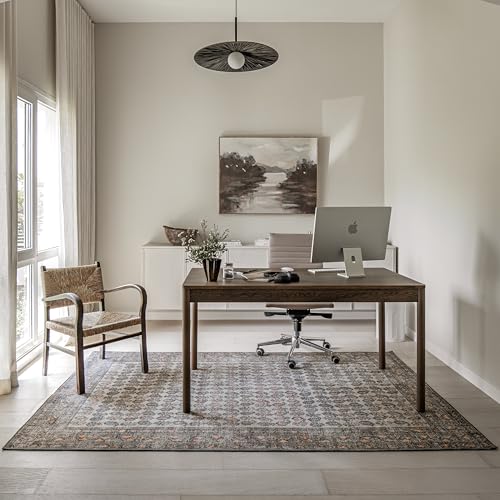 Humble Cypress 5’ x 8’ Ivory Cream Area Rug - Persian-inspired design - size: 5' x 8' (Rectangular)