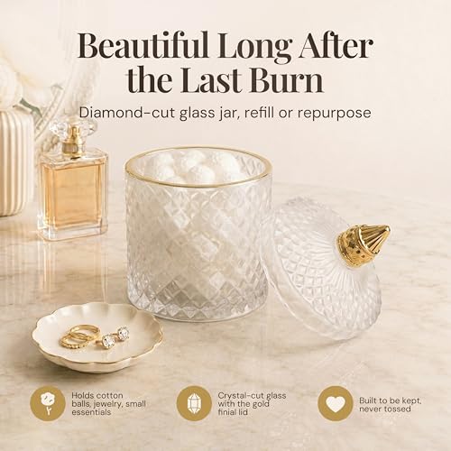 VIONAMI Queen of The Night Rare Flower Fragrance Luxury Scented Candle Gift