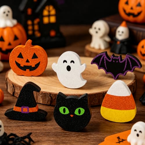 6pcs Halloween Table Decor Indoor, Halloween Decorations for Home - style: Halloween