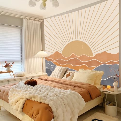 Apdidl Boho Tapestry for Bedroom, Sun Bohemian Wall Hanging Classroom Decor - color: Boho Tapestry, size: 90"L x 71"W