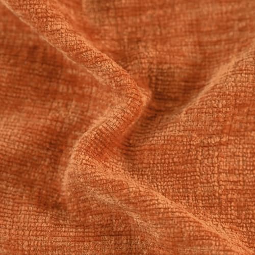 CaliTime Fall Decorative Throw Pillow Covers 16 X 16 Inches Burnt Orange - color: Burnt Orange, size: 16" x 16" (Pack of 2)
