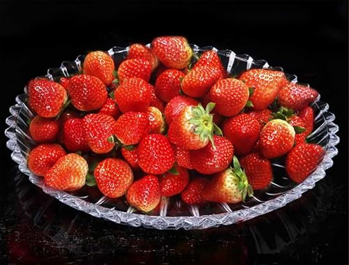 Glass Fruit Bowl or Decorative Bowl, used for Kitchen counter or living room center table decoration, Centerpiece Bowl,Glass tray (11.6)