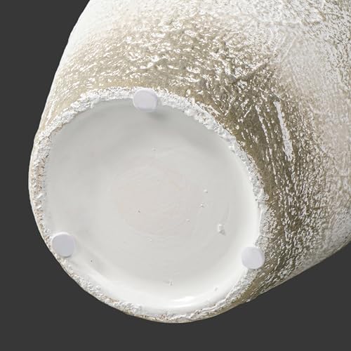 Grey Rustic Ceramic Vase, 11 Inch - color: Rustic Gray, size: 11 inch