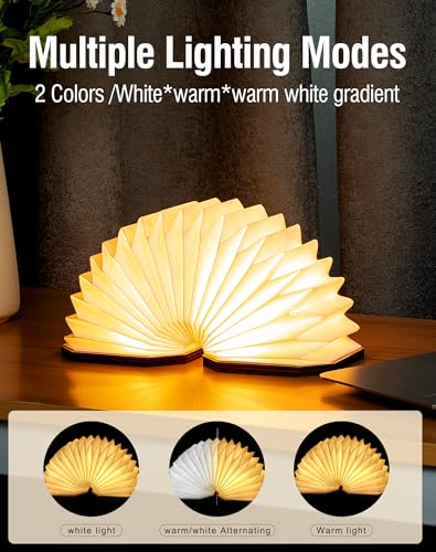 Originality Folding Accordion Lamp, Japanese Gift, LED Paper Lantern - color: Walnut