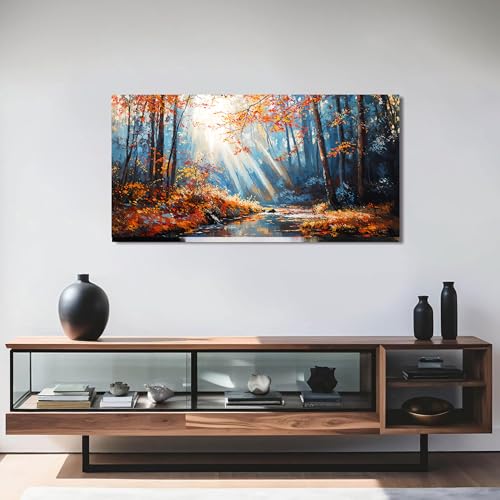 Botanical Wall Art Prints Forest Wall Art Decor For Living Room 20"X40" - color: XY-01M, size: 40"L x 20"W