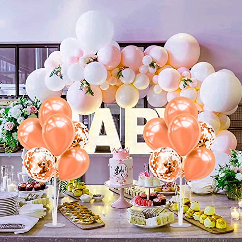 ZJDHPTY 4Set Rose Gold Balloon Stand Table Centerpieces Party Decor - color: Rosegold 4