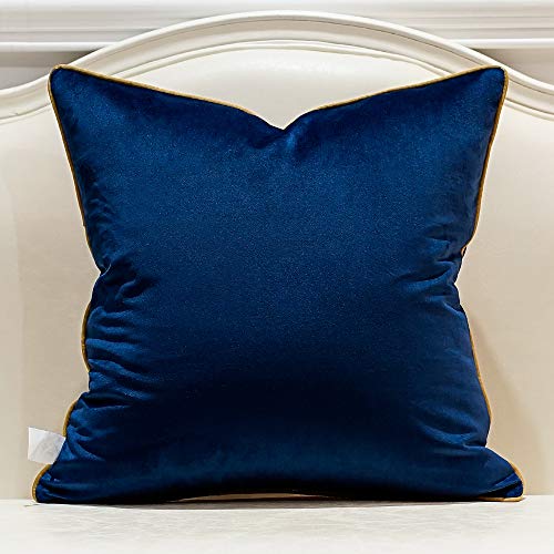 Avigers Throw Pillow Cover 18 x 18 Inch, Blue, Velvet, Hidden Zipper - color: Blue, size: 18" x 18" (Pack of 1)
