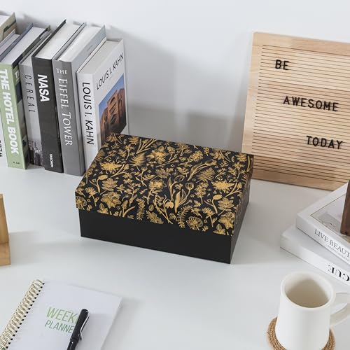 Soul & Lane - Photo Memory Storage Box, 11.7x7.7x4.5 In, Golden Twilight - color: Golden Twilight