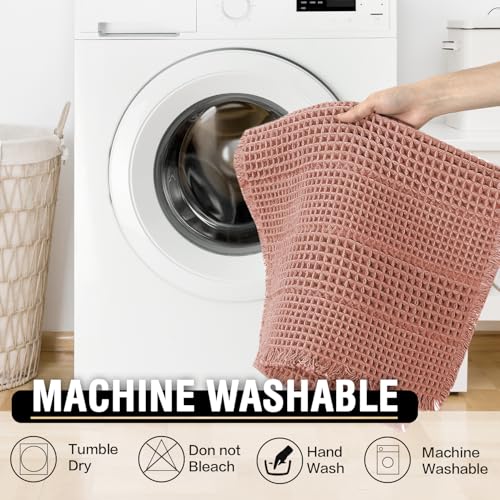 H.VERSAILTEX Upgraded Waffle Bath Mat Super Absorbent Non Slip Bath Rug Soft Pink 17" x 24" - color: Soft Pink, size: 17" x 24"