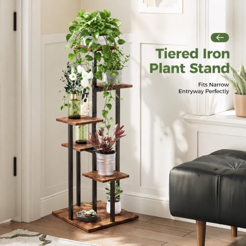 5 Tier Plant Stand Indoor, Multiple Plant Stands for Indoor Plants