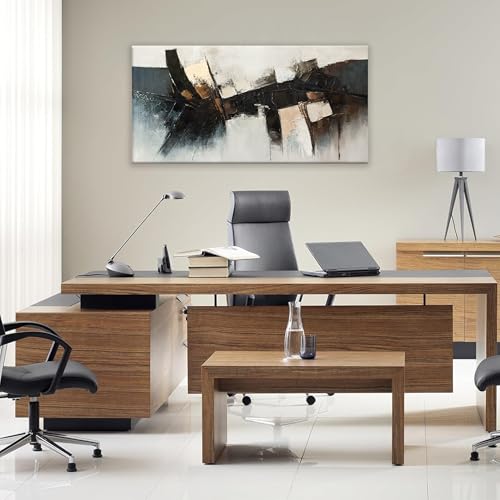 TAIJXAGSG Abstract Wall Art Small Size Wall Art Home Wall Decor Artwork Modern Black Canvas Art Wall Decor Painting Prints Pictures For Bedroom Office 20"X 40" - color: grey black white, size: 40"L x 20"W