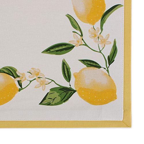 DII Lemon Bliss Tabletop Collection, Placemat Set, 6 Piece - size: Placemat Set