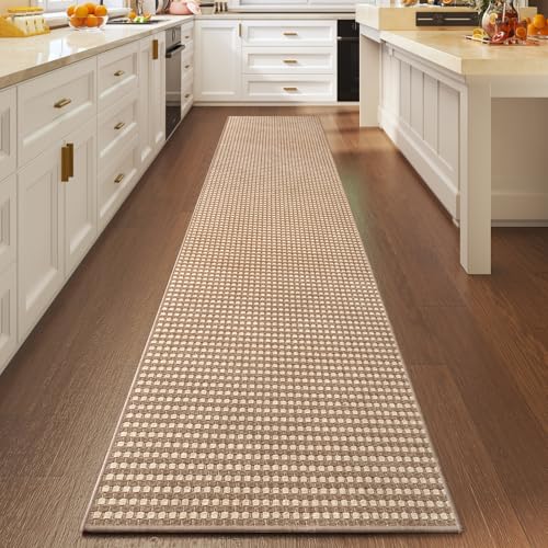 YDKGL Hallway Runner Rug Extra Long Kitchen Runner Washable Brown 2x10 ft - color: A- Brown, size: 2' x 10'