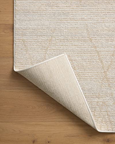 Loloi Kamala Natural/Mist 5'-3" x 7'-9" Area Rug - color: Natural / Mist, size: 5'3" x 7'9" (Rectangular)