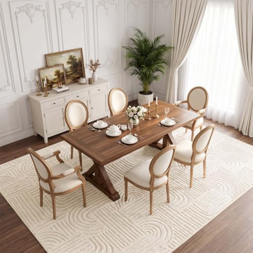 Etwel 8x10 Beige Modern Geometric Textured High-Low Pile Washable Area Rug - color: Neutral Beige, size: 8' x 10'