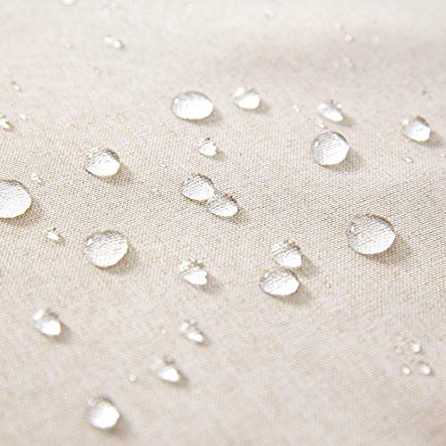 MIULEE Decorative Outdoor Pillow Covers Waterproof 16x16 Beige - color: Beige, size: 16" x 16" (Pack of 2)