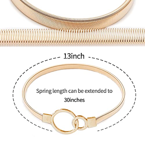 6Pack Curtain Tiebacks Aluminum Alloy Spring Design Curtain Holdback Leaf Carving Design Curtain Ties for Drapes Curtain Ties Backs Curtain Modern Style Curtain Holdback Decor(Gold Ring) - color: Gold Ring