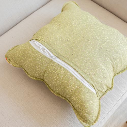 vctops Set of 2 Cotton Quilted Throw Pillow Covers (Patchwork R,18"x18") - color: Patchwork Flower R