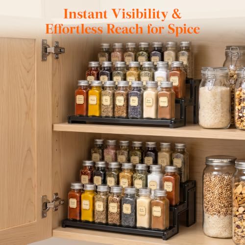 Lifewit 14″ Spice Rack, Perfume Cologne Stand, Tool-Free Assembly, 1 Pcs - color: Black, size: 14″3-Tier,1 pc