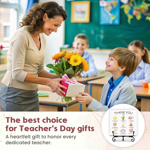 Teacher Appreciation Gifts, Back To School Gifts for Students - color: Teacher Thank You Art
