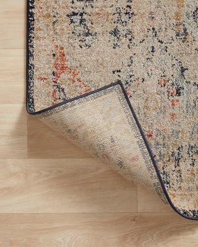 Loloi Jocelyn Khaki/Multi 4'-0" x 6'-0" Accent Rug - color: Khaki / Multi, size: 4' x 6' (Rectangular)