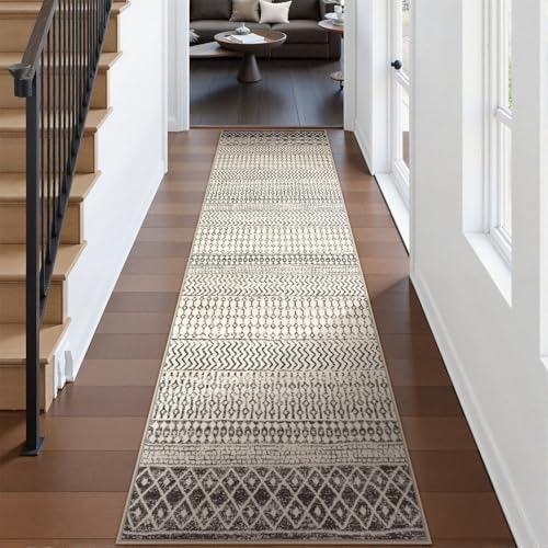 2'6 x 10' Washable Extra Long Hallway Runner, Soft Bedroom Runners - color: Black, size: 2'6" x 10' (Runner)