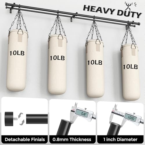 Double Curtain Rod, 36-60 Inch Black Modern Heavy Duty Dual Rods - color: Black, size: 36"-60"