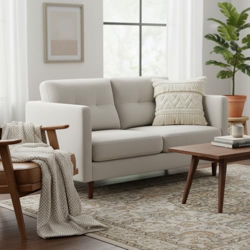· REDEARTH · Textured Handwoven Throw Pillow Cases - Earthy Fringe Natural - color: Earthy Fringe Natural, size: 18" x 18" (Pack of 2)