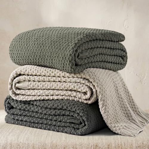 EVERGRACEHOME Chunky Chenille Knit Throw Blanket, 108x92, Charcoal Gray - color: Charcoal Gray, size: 108" X 92"